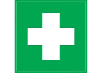 Самоклеящаяся этикетка 150х150мм "Медицинская аптечка" IEK YPC20-MEDAP-2-010