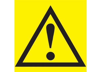 Самоклеящаяся этикетка 150х150мм "Внимание опасность" IEK YPC20-VNOPS-2-010