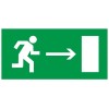 Этикетка самоклеящаяся 200х100мм "Направление к эвакуационному выходу направо" IEK YPC30-2010NEV-NAPR, купить в Минске по самой низкой цене