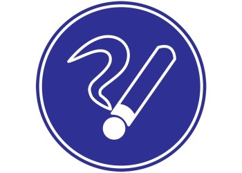 Самоклеящаяся этикетка Ф180мм "Курить здесь" IEK YPC40-KURIT-1-010