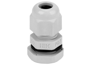 Сальник PG 7 диаметр проводника 5-6мм IP54 20шт (СТ) IEK YSA20-06-07-54-K41-C