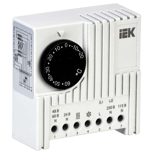 Термостат УККт от -20 до +60°C NO/NC IEK YTT21-00-60-NO-NC, купить в Минске по самой низкой цене