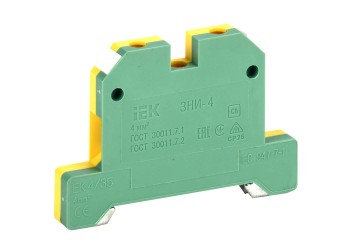 Зажим наборный ЗНИ-4PEN 4мм2 (JXB-земля) IEK YZN20-004-K52