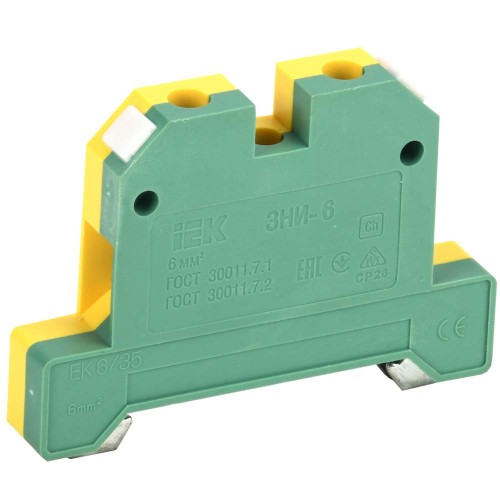 Зажим наборный ЗНИ-6PEN 6мм2 (JXB-земля) IEK YZN20-006-K52, купить в Минске по самой низкой цене