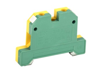 Зажим наборный ЗНИ-6PEN 6мм2 (JXB-земля) IEK YZN20-006-K52