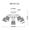 Потолочная люстра MyFar Luiza MR1471-5C, купить в Минске по самой низкой цене