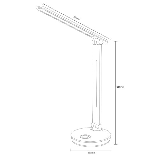 Настольная светодиодная лампа Reluce 00623-0.7-01 BK, купить в Минске по самой низкой цене