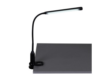 Настольная светодиодная лампа на струбцине Reluce 00821-0.7-01 BK