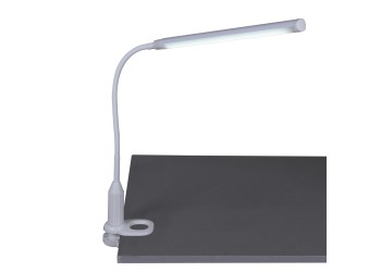 Настольная светодиодная лампа на струбцине Reluce 00821-0.7-01 WT