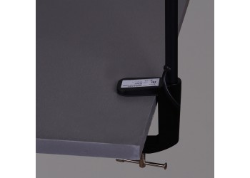 Настольная светодиодная лампа на струбцине Reluce 00868-0.7-01L BK