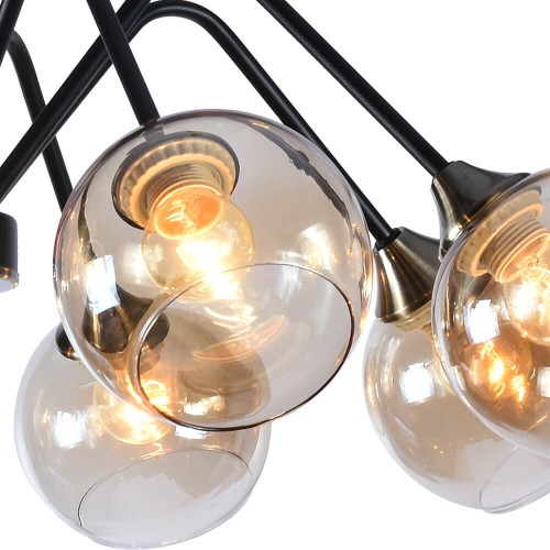 Потолочная люстра Reluce 01233-0.3-08 BK+AB, купить в Минске по самой низкой цене