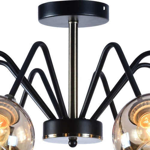 Потолочная люстра Reluce 01233-0.3-08 BK+AB, купить в Минске по самой низкой цене