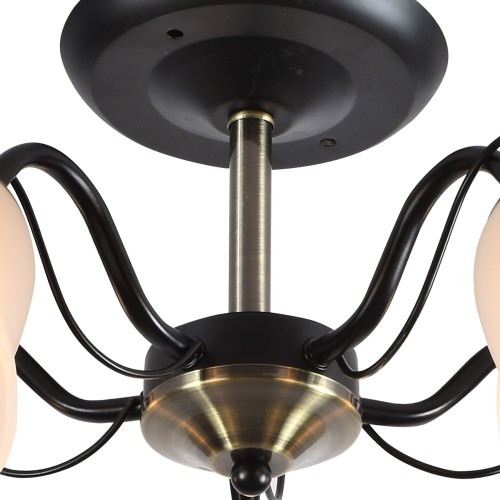 Потолочная люстра Reluce 01265-0.3-05B BK+AB, купить в Минске по самой низкой цене