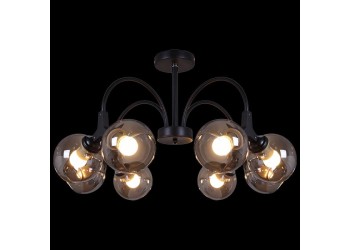 Потолочная люстра Reluce 01268-0.3-08 BK+CR