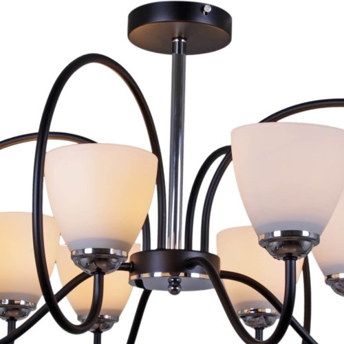 Потолочная люстра Reluce 01269-0.3-08 BK+CR, купить в Минске по самой низкой цене