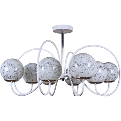 Потолочная люстра Reluce 01269-0.3-08B WH+CR, купить в Минске по самой низкой цене