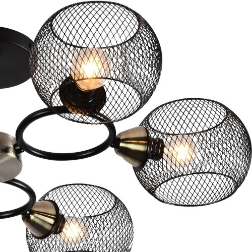 Потолочная люстра Reluce 01281-0.3-06 BK+AB, купить в Минске по самой низкой цене