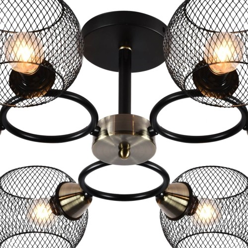 Потолочная люстра Reluce 01281-0.3-06 BK+AB, купить в Минске по самой низкой цене