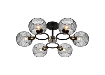 Потолочная люстра Reluce 01281-0.3-06 BK+AB