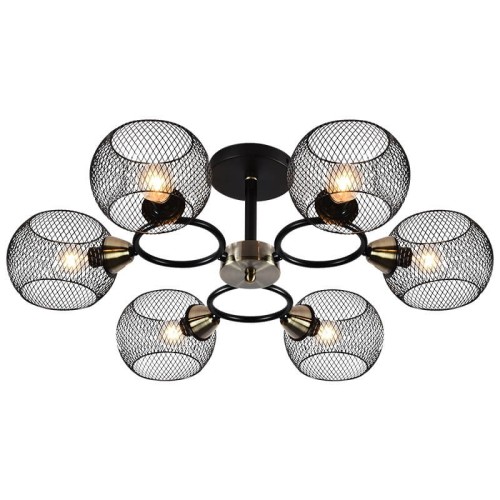 Потолочная люстра Reluce 01281-0.3-06 BK+AB, купить в Минске по самой низкой цене