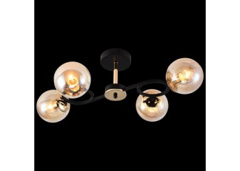 Потолочная люстра Reluce 01338-0.3-04 BK+FGD