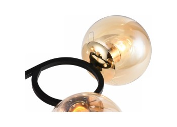 Потолочная люстра Reluce 01338-0.3-04 BK+FGD