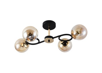 Потолочная люстра Reluce 01338-0.3-04 BK+FGD