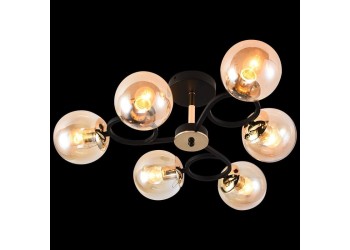 Потолочная люстра Reluce 01338-0.3-06 BK+FGD