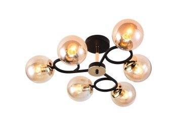 Потолочная люстра Reluce 01338-0.3-06 BK+FGD