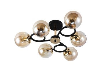 Потолочная люстра Reluce 01338-0.3-06 BK+FGD