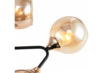 Потолочная люстра Reluce 01339-0.3-06 BK+FGD