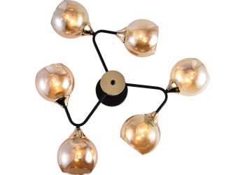 Потолочная люстра Reluce 01339-0.3-06 BK+FGD