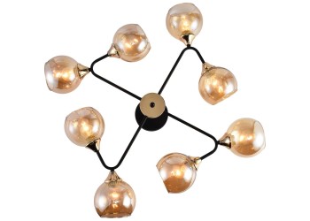 Потолочная люстра Reluce 01339-0.3-08 BK+FGD