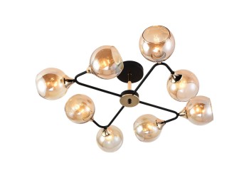 Потолочная люстра Reluce 01339-0.3-08 BK+FGD