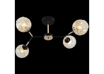 Потолочная люстра Reluce 01358-0.3-04 BK+FGD