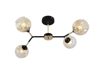 Потолочная люстра Reluce 01358-0.3-04 BK+FGD