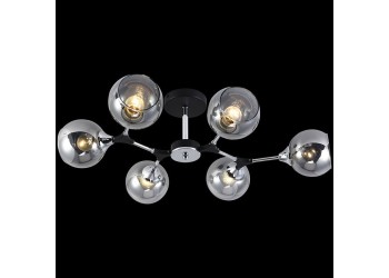 Потолочная люстра Reluce 01360-0.3-06 BK+CR