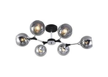 Потолочная люстра Reluce 01360-0.3-06 BK+CR
