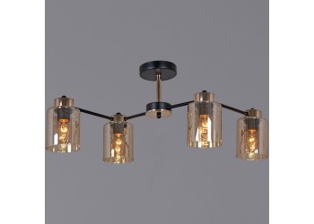 Потолочная люстра Reluce 01606-0.3-04 BK+FGD