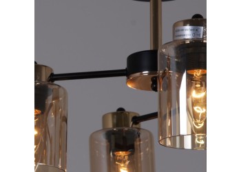 Потолочная люстра Reluce 01606-0.3-06 BK+FGD