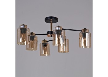 Потолочная люстра Reluce 01606-0.3-06 BK+FGD