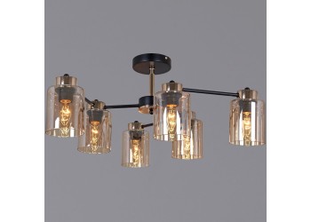 Потолочная люстра Reluce 01606-0.3-06 BK+FGD