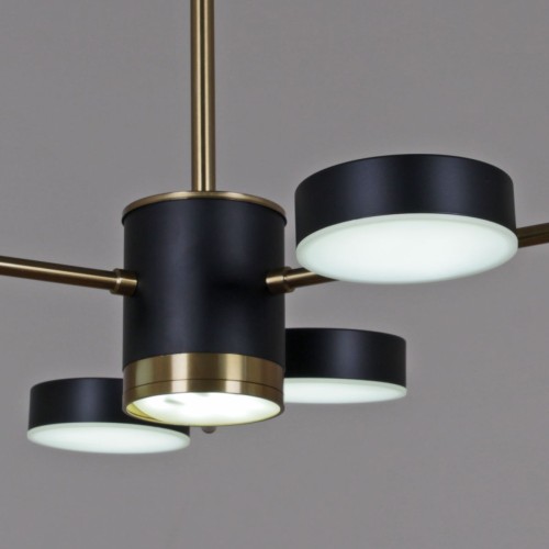 Потолочная светодиодная люстра Reluce 06369-0.3-06 COP+BK, купить в Минске по самой низкой цене