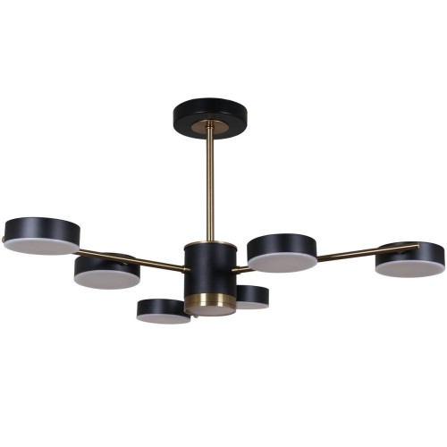 Потолочная светодиодная люстра Reluce 06369-0.3-06 COP+BK, купить в Минске по самой низкой цене