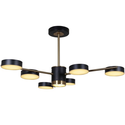 Потолочная светодиодная люстра Reluce 06369-0.3-06 COP+BK, купить в Минске по самой низкой цене