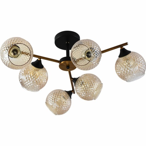 Потолочная люстра Reluce 11341-0.3-06 GOLD BRONZE+BK, купить в Минске по самой низкой цене