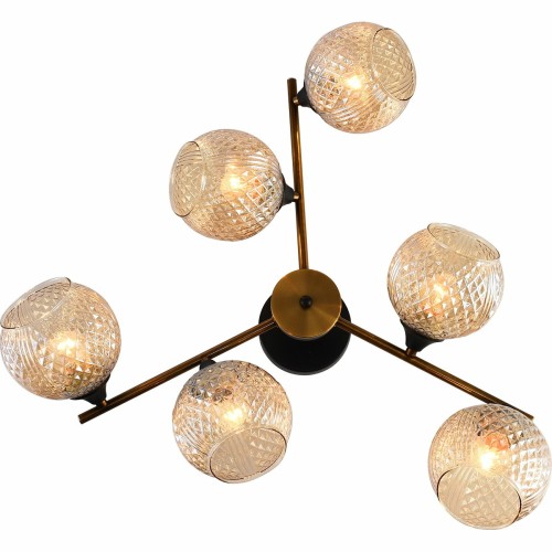 Потолочная люстра Reluce 11341-0.3-06 GOLD BRONZE+BK, купить в Минске по самой низкой цене