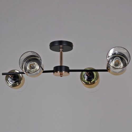 Потолочная люстра Reluce 11555-0.3-04 BK+FGD, купить в Минске по самой низкой цене