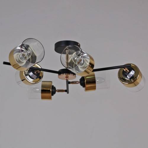 Потолочная люстра Reluce 11555-0.3-06 BK+FGD, купить в Минске по самой низкой цене