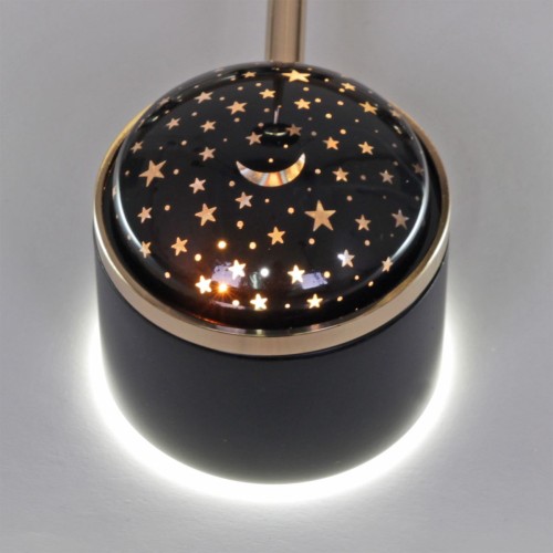 Потолочная светодиодная люстра Reluce 13289-4.3-08 Чёрный+Золотой хром, купить в Минске по самой низкой цене